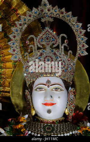 Sanatan Mandir hindu-Tempel, Leicester. Radha Murthi. Vereinigtes Königreich. Stockfoto