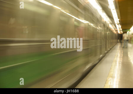 U-Bahn, Verkehr, Stadt, Hauptstadt, São Paulo, Brasilien Stockfoto