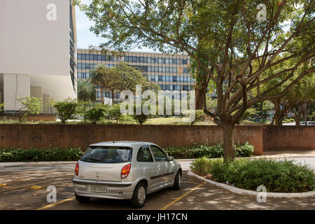 Superquadra 308, Südflügel, Stadt, Distrito Federal, Brasília, Brasilien Stockfoto