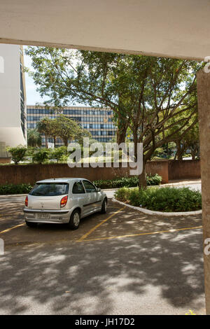 Superquadra 308, Südflügel, Stadt, Distrito Federal, Brasília, Brasilien Stockfoto