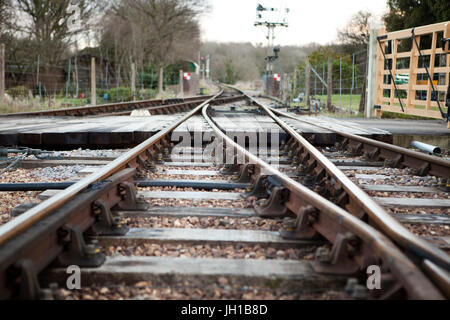 Isle Of Wight Steam Railway Stockfoto