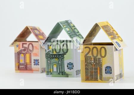 Finanzielle Vorteile von Immobilien-Investments Stockfoto