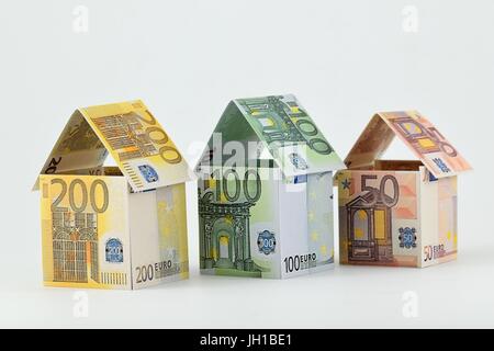 Finanzielle Vorteile von Immobilien-Investments Stockfoto