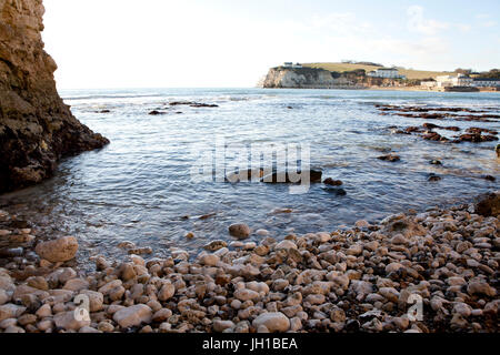 Turm-Pool in Freshwater, Isle Of Wight Stockfoto