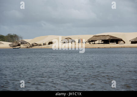 Rio Preguiças, Vassouras, Maranhão, Brasilien Stockfoto