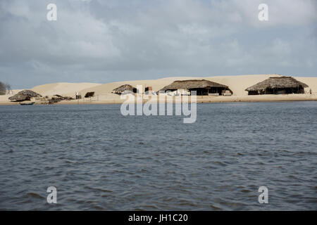 Rio Preguiças, Vassouras, Maranhão, Brasilien Stockfoto