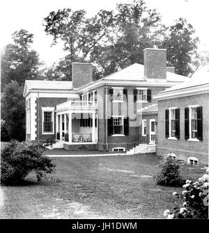 Außen (nach Westen) von der Johns-Hopkins-Club in Baltimore, Maryland, 1937. Stockfoto