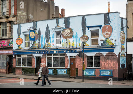 Der Prince Of Wales Kneipe auf Gloucester Road, Bristol UK Stockfoto