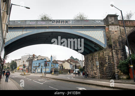 Die Bögen im Cheltenham Straße, Bristol UK Stockfoto