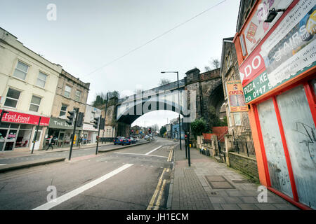 Die Bögen im Cheltenham Straße, Bristol UK Stockfoto