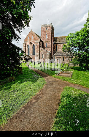 Abtei Abtei Dore Dore, Herefordshire ist im goldenen Tal und ist eine ehemalige Zisterzienserabtei. Teil ist mittelalterlich, Pfarrkirche seit der 16. Cen Stockfoto