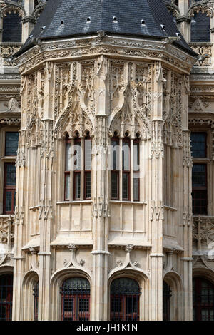 Palais de Justice, Rouen. Frankreich. Stockfoto