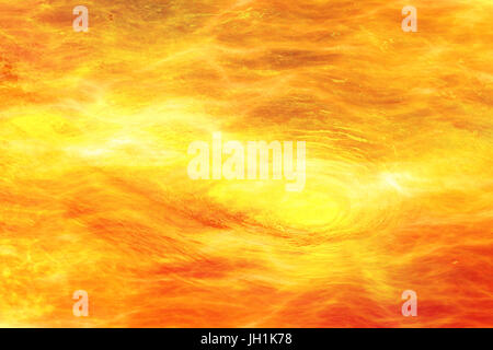 Flammende Spirale, Feuer glühenden Feuer Wirbel-Effekt Textur. Stockfoto