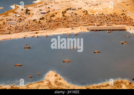 MusŽe d ' Histoire De La Ville de Marseille, Marseille Stadt historisches Museum.  Karte. Frankreich. Stockfoto