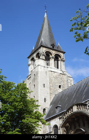 Die Benediktiner Abtei von Saint-Germain-des-Pres Paris. Frankreich. Stockfoto