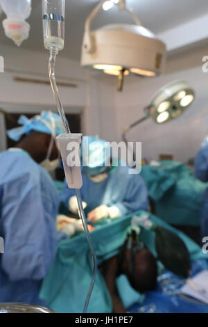 Afrika. Sotouboua Krankenhaus. OP-Saal.  Togo. Stockfoto