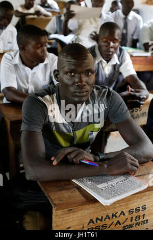 Anaka senior Secondary School. Sudanesische Student. Uganda. Stockfoto