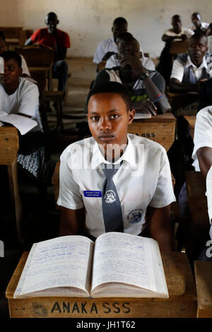 Anaka senior Secondary School.  Uganda. Stockfoto