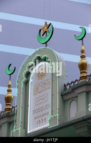 Masjid Musulman (Saigon-Zentral-Moschee). Ho-Chi-Minh-Stadt. Vietnam. Stockfoto