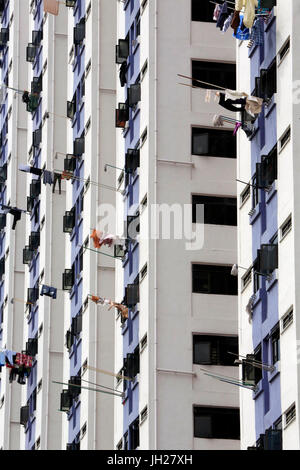 Chinatown, Wohn Gebäude.  Singapur. Stockfoto