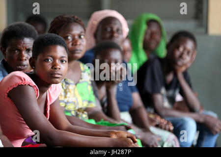 Grundschule in Afrika. Lome. Togo. Stockfoto