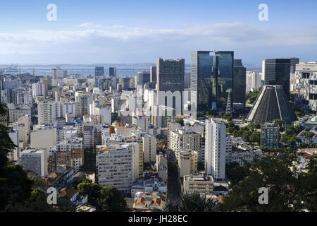 Stadtzentrum und zentraler Geschäftsbezirk, Rio De Janeiro, Brasilien, Südamerika Stockfoto