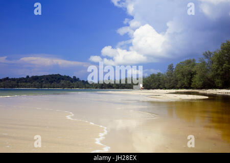 Strand im Ream Nationalpark, Sihanoukville, Kambodscha, Indochina, Südostasien, Asien Stockfoto