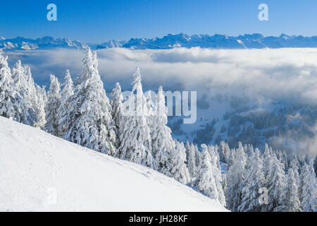 Blick vom Rigi-Kulm, Schweizer Alpen, Schweiz, Europa Stockfoto