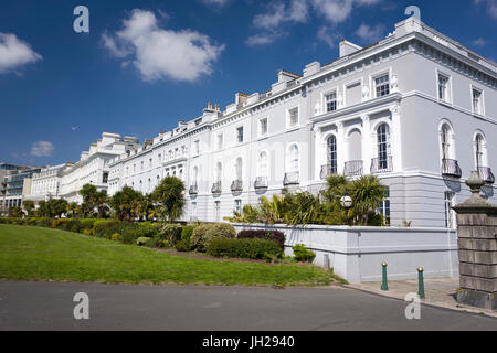 Georgische Architektur an der Hacke, Plymouth, Devon, England, Vereinigtes Königreich, Europa Stockfoto