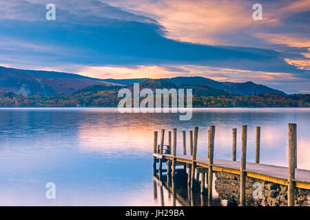 Ashness Steg, Derwentwater, Keswick, Nationalpark Lake District, Cumbria, England, Vereinigtes Königreich, Europa Stockfoto