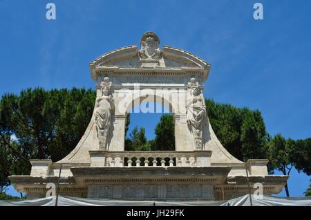 "Gärten der Farnese auf dem Palatin", sind ein Garten in Rom, in Italien, in 1550 erstellt am nördlichen Teil des Palatin Stockfoto