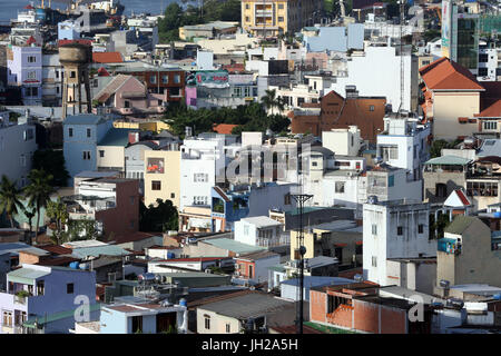 Ho-Chi-Minh-Stadt. Häuser.  Ho-Chi-Minh-Stadt. Vietnam. Stockfoto