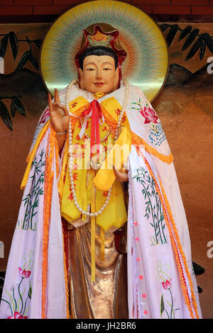 Der taoistische Tempel Chua auf Lang.  Quan bin, der Göttin der Barmherzigkeit. Ho-Chi-Minh-Stadt. Vietnam. Stockfoto