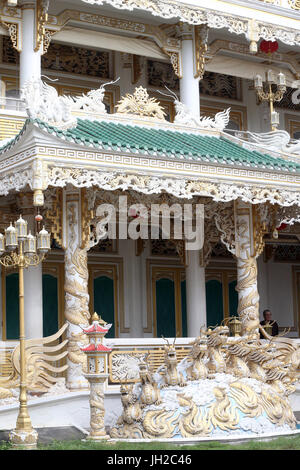 Chua Phat Bao buddhistischen Tempel. Ho-Chi-Minh-Stadt. Vietnam. Stockfoto