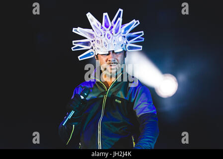 Florenz, Italien. 11. Juli 2017. Jamiroquai die live bei Firenze Sommer Festival Foto: Alessandro Bosio Credit: Alessandro Bosio/Alamy Live News Stockfoto