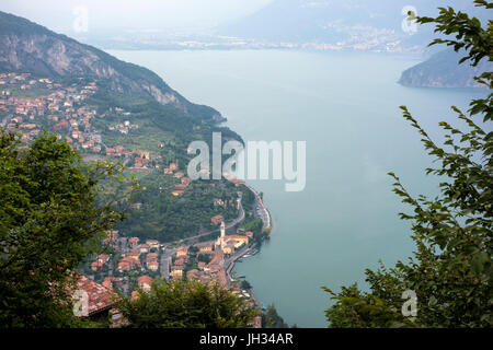 Lago d ' Iseo, Italien Stockfoto