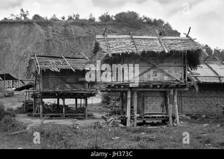 Heute lange Tieng, Laos, die wichtigste Basis für die CIA Air America während des Vietnam Krieges. Einmal als "Die geheimen Ort auf Erden" beschrieben. Stockfoto