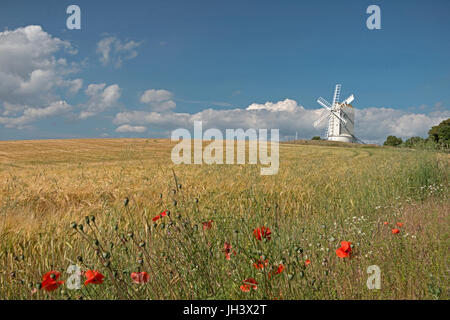 Ashcombe Windmühle auf Kingston Hill, Lewes, East Sussex, England, Großbritannien. UK Stockfoto