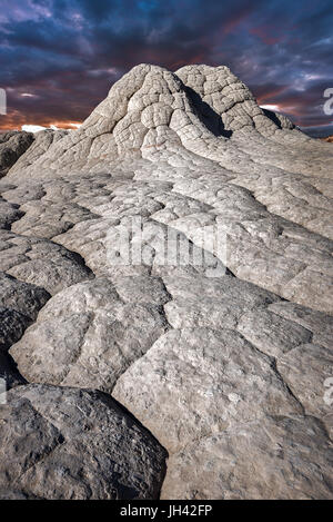 Einem anderen Planeten auf die Erde, weiße Baccara Arizona USA Stockfoto