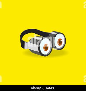 Symbol für die Minions-Brille. Stock Vektor