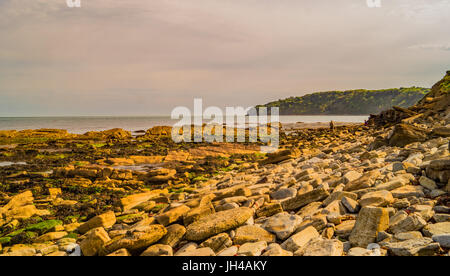 Die bunten Swanage, Dorset coast Stockfoto