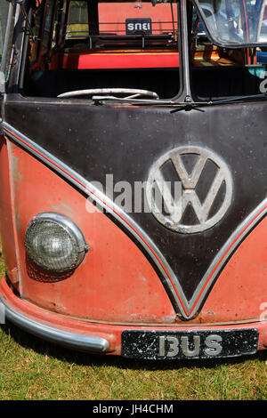 Wohnmobil VW Typ2 bei Camper Jam 2017 Stockfoto