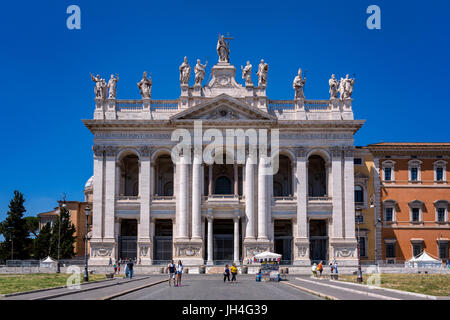 Erzbasilika San Giovanni in Laterano (Arcibasilica Papale di San Giovanni in Laterano), Rom, Latium, Italien Stockfoto