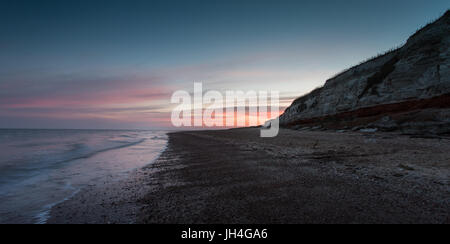 Hunstanton Klippen Stockfoto