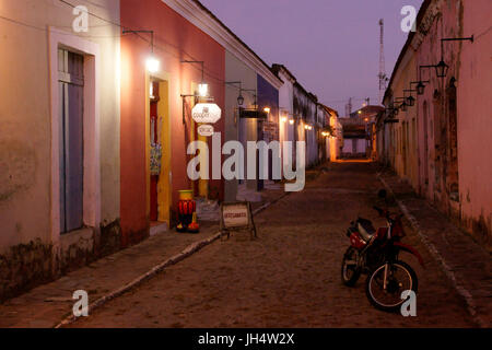 Handel, Häuser, Stadt, Parnaíba, Piauí, Brasilien Stockfoto