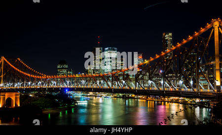 BRISBANE, Australien ca. Mai 2014: Die Skyline von Brisbane am Tag Stockfoto