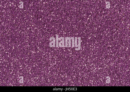 Lila Glitzer Textur. Stockfoto
