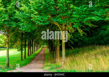 Schöne Aussicht vom Parc de Saint-Cloud. Es ist einer der schönsten Gärten Europas, und 2005 wurde der Park mit Dem Status "Beachtlicher Garten" ausgezeichnet. Stockfoto