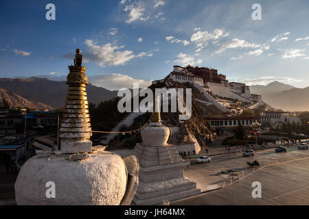 der Potala Palast, Lhasa, Tibet, China Stockfoto