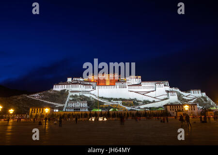 der Potala Palast, Lhasa, Tibet, China Stockfoto